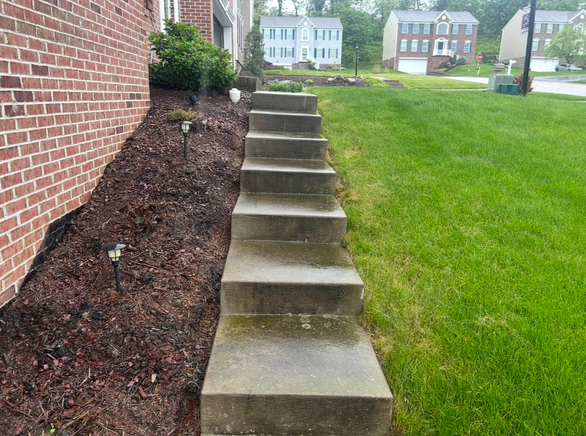 Concrete Stairs Before